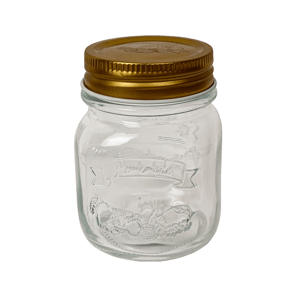 Ємність VT-9030-150 скляна для спецій з жерстяною кришкою 150мл. Vittora - зображення 1