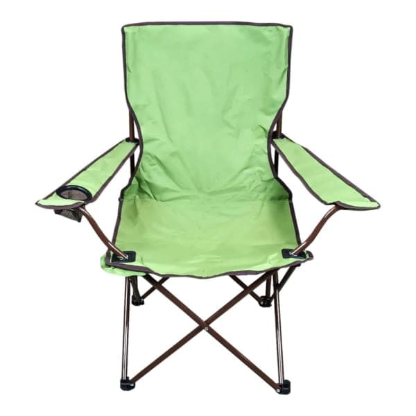 Розкладний стілець X-Tream XTCUC-535392G з тримачем для чашки, 53х53х92 см, зелений - зображення 1