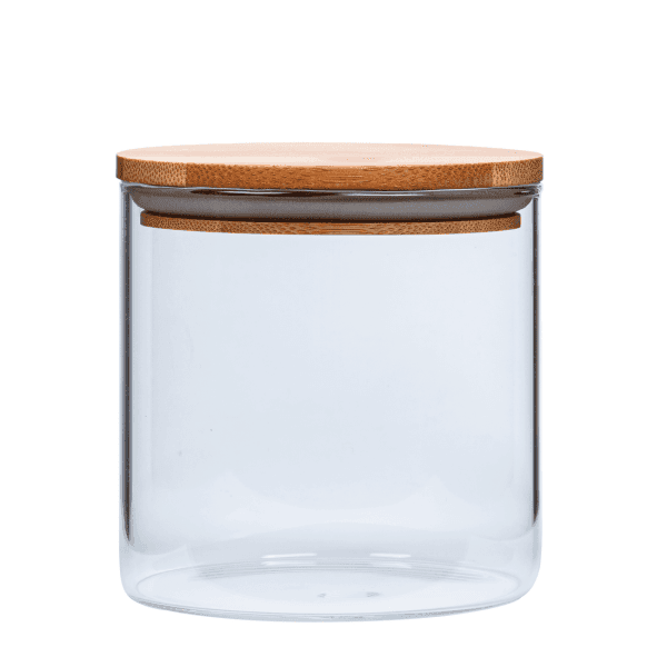Ємність скляна з дерев яною кришкою VT-7105 Vittora 500 мл - зображення 1