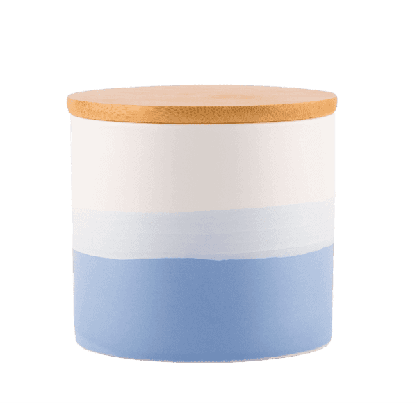 Ємність з дерев яною кришкою VТ-8503 небо Vittora 10 см - зображення 1