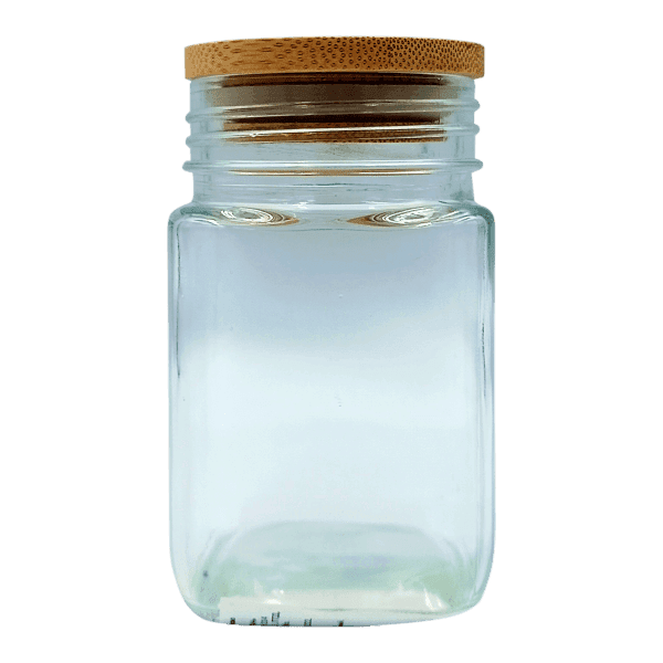 Ємність VT-9022 скляна для спецій з дерев яною кришкою 220мл. Vittora - зображення 1