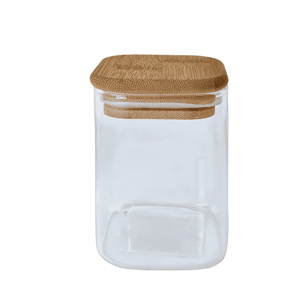 Ємність VT-9035-170 скляна для спецій з дерев яною кришкою 170мл. Vittora - зображення 1