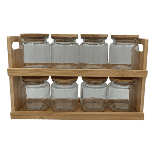 Набір ємностей VT-8904-8 для спецій - 8 шт. по 250 мл. Vittora - зображення 1