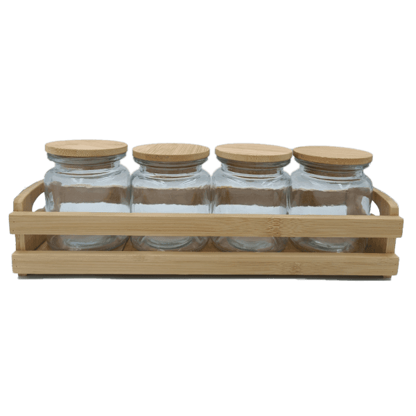 Набір ємностей VT-8901-4 для спецій - 4 шт. по 250 мл. Vittora - зображення 1