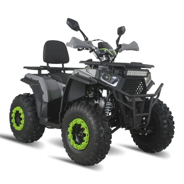 Квадроцикл FORTE ATV-200G Зелено-сірий - зображення 1