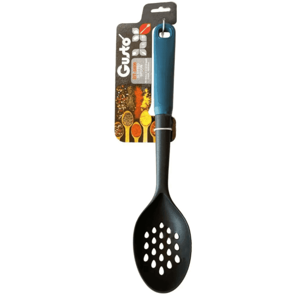 Ложка кухонна з отворами GT-5406 синя Gusto - зображення 1