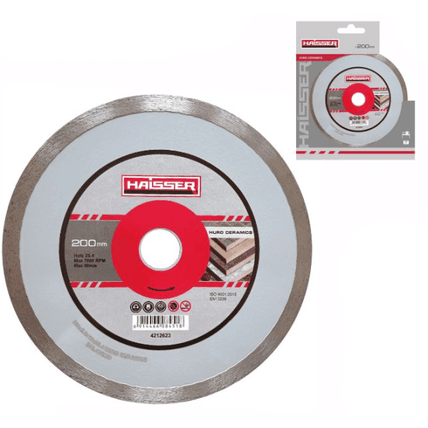 Диск алмазний Hurd ceramics 200х2.0х10х25.4 Haisser - зображення 1