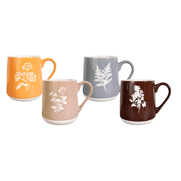 Чашка VT-C-204600 Квіткові силуети Vittora 600 мл - зображення 1