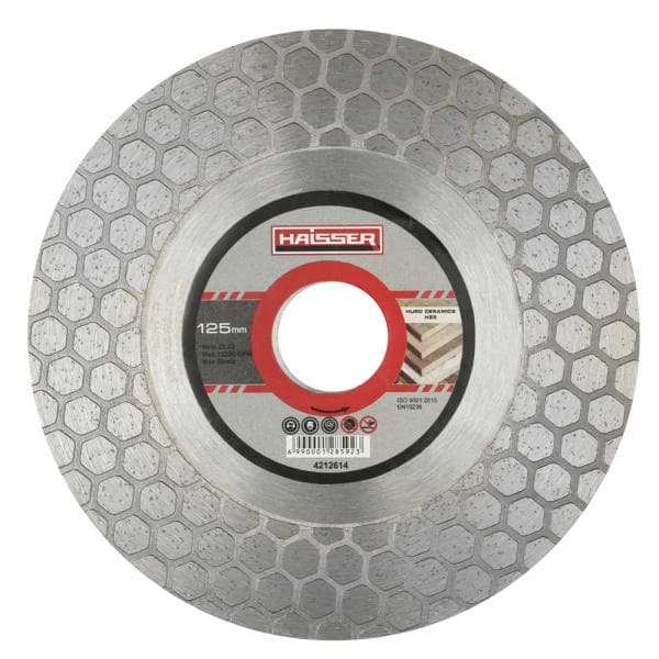 Диск алмазний HURD CERAMICS H25 125x1,6x25x22,23 Haisser 4212614 - зображення 1
