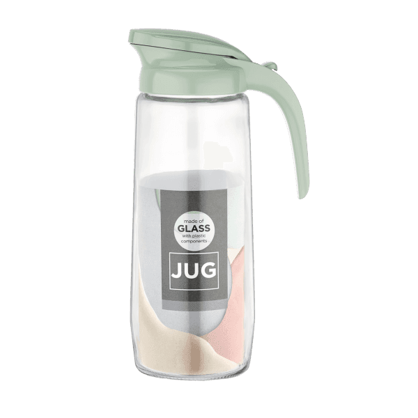 Глечик скляний BELUGA зелений 1500 мл VT-111020 Vittora - зображення 1