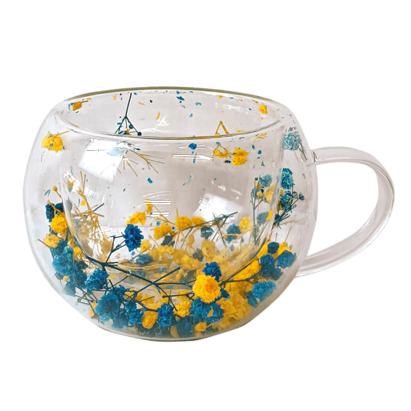 Набір чашок VT-5313-270 Народна Берегиня з подвійним дном 2шт. 270мл Vittora - зображення 1