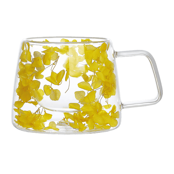 Набір чашок VT-5323-200 Сонячний промінь з подвійним дном 2шт. 200мл Vittora - зображення 1