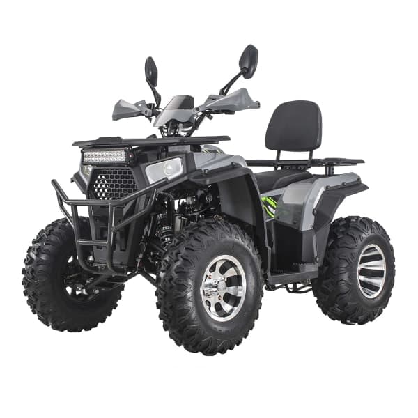 Квадроцикл FORTE ATV-200G PRO зелено-сірий - зображення 1