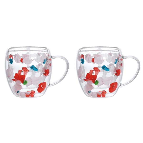 Набір чашок VT-5328-250 Збережена краса з подвійним дном 2шт. 250м Vittora - зображення 1