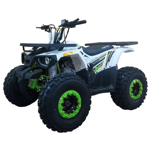 Квадроцикл FORTE Hunter 125 біло-зелений - зображення 1