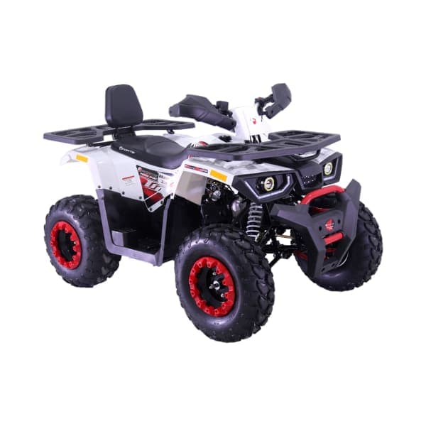 Квадроцикл Forte BRAVES 200 LUX біло-червоний - зображення 1