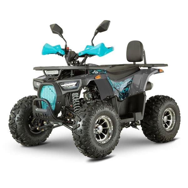 Квадроцикл FORTE ATV150P Чорно-блакитний - зображення 1