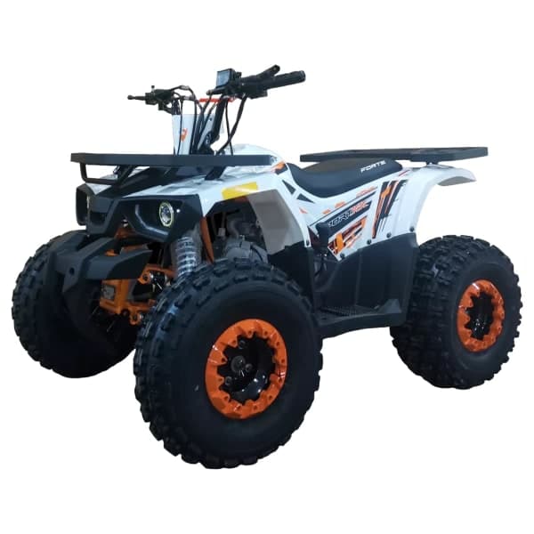 Квадроцикл FORTE Hunter 125 біло-помаранчевий - зображення 1