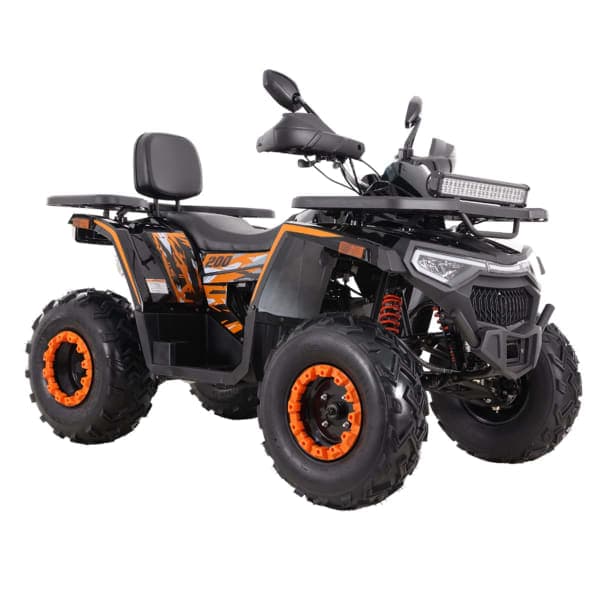 Квадроцикл FORTE Shark III 200 Помаранчевий - зображення 1