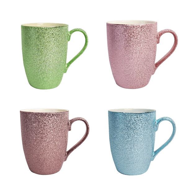 Чашка VT-C-172340 Айворі Блискітка 340 мл Vittora - зображення 1