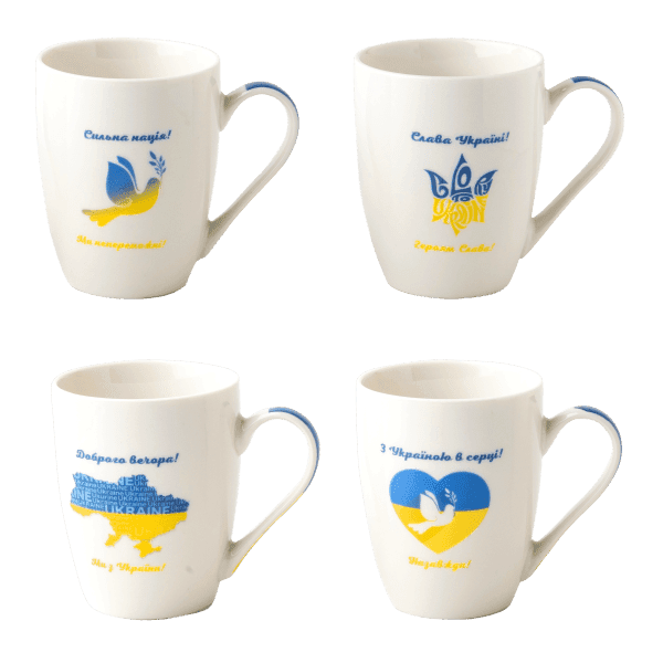 Чашка VT-C-175340 Айворі Рідна 340 мл Vittora - зображення 1