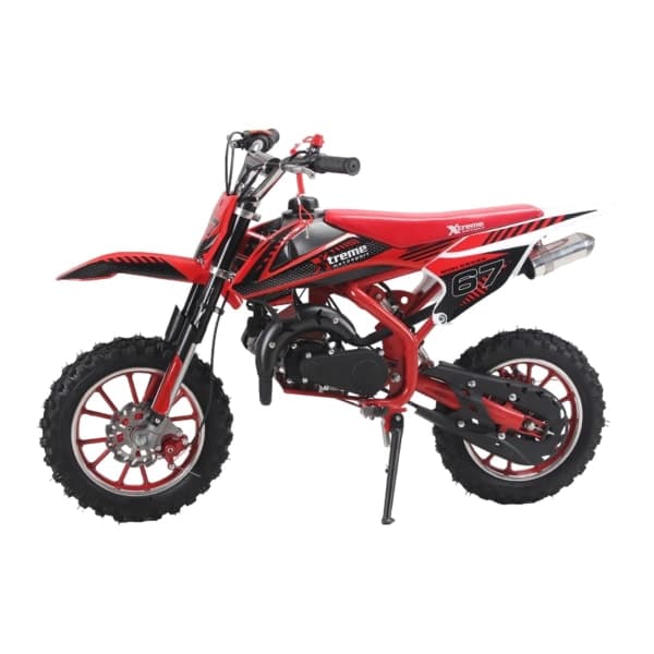 Пітбайк бензиновий FORTE PB50G червоний - зображення 1