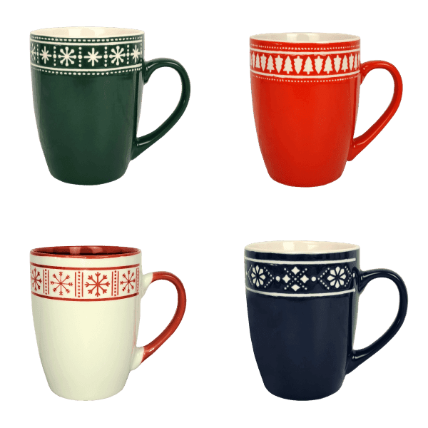 Чашка VT-C-235360 Зимові орнаменти 360 мл Vittora - зображення 1