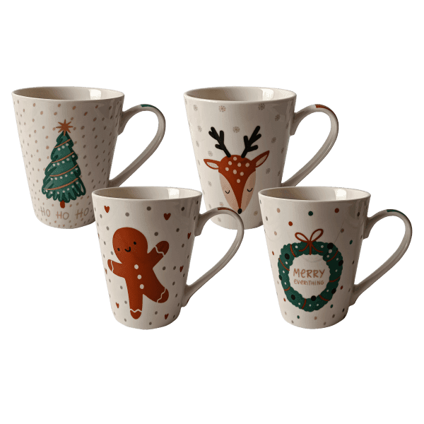 Чашка VT-C-330380 Новорічний стиль Vittora 380 мл - зображення 1