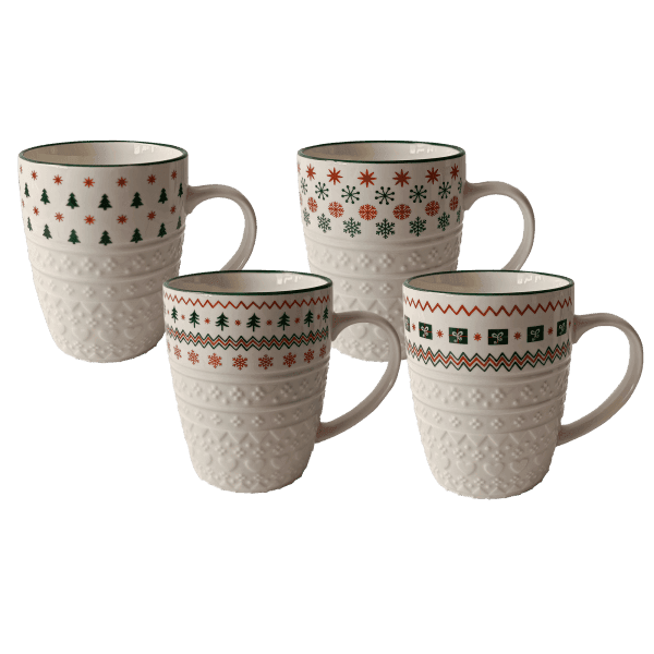 Чашка VT-C-340380 Сніжний затишок Vittora 380 мл - зображення 1