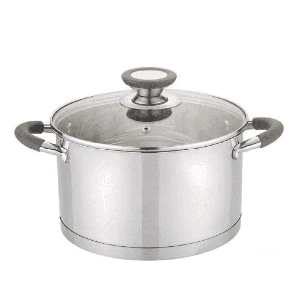 Каструля GT-1103-22 LEVEL з силіконовими ручками 22 см 4.7 л GUSTO - зображення 1