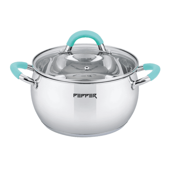 Каструля PR-1108-16 Apple Mint 16 см 2.2 л PEPPER - зображення 1