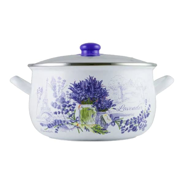 Каструля GT-T-120-L Лаванда 20 см 4 л GUSTO - зображення 1