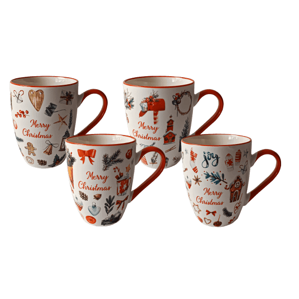 Чашка VT-C-332340 Різдвяний переполох Vittora 340 мл - зображення 1