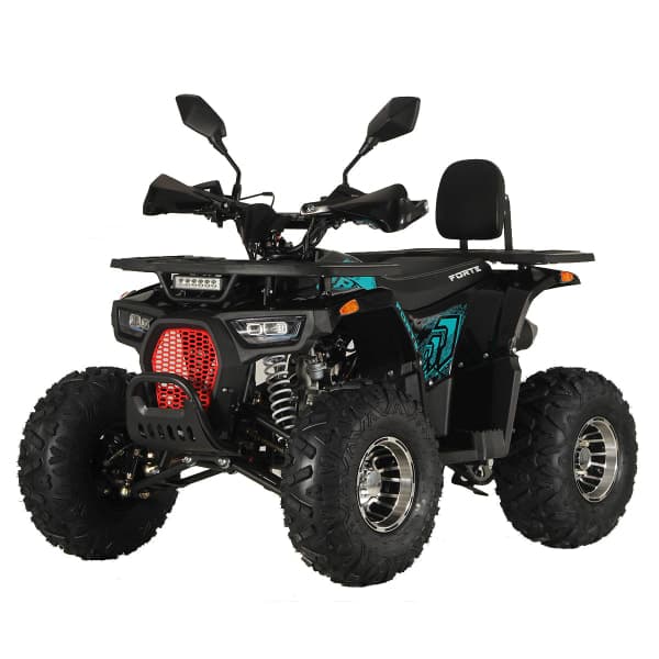 Квадроцикл FORTE ATV125P Блакитно-червоний - зображення 1