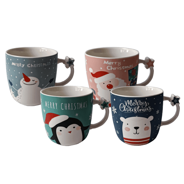 Чашка VT-C-331360 Різдвяні вітання Vittora 360 мл - зображення 1