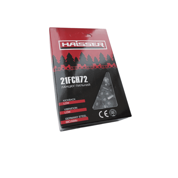 Ланцюг HAISSER 21FCH72 - 72 ланки, паз 1,5мм 0,58 , крок 0,325 - зображення 1