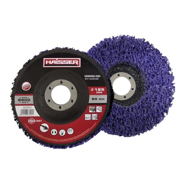 Круг зачисний зі спіненого абразиву 125 * 22,23 мм Haisser - зображення 1