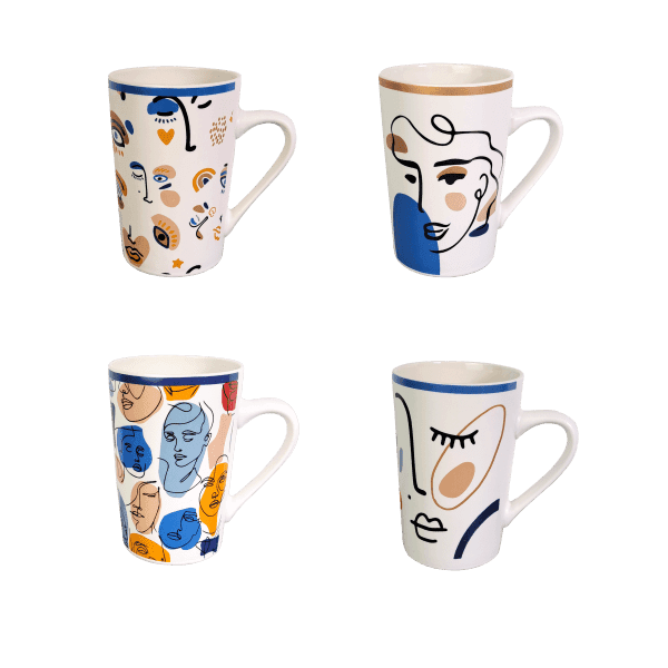 Чашка Стильні портрети VT-C-195385 Vittora, 385мл - зображення 1