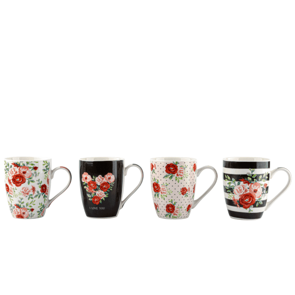 Чашка VT-C-121340 Трояндочки Vittora 340 мл - зображення 1