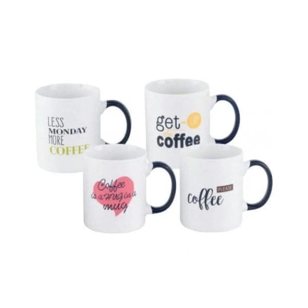 Чашка VT-C-219340 Чорна ручка Vittora 340 мл - зображення 1