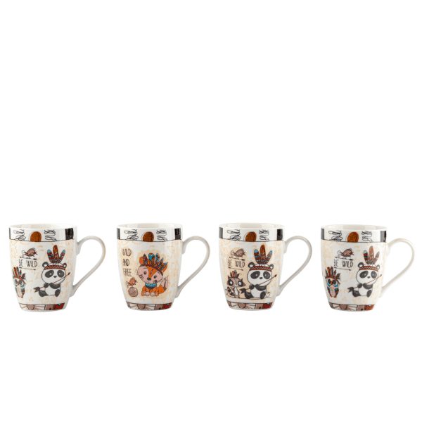 Чашка VT-C-117340 Звірятка індіанці Vittora 340 мл - зображення 1