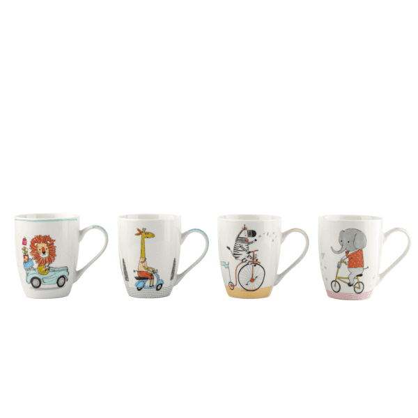 Чашка VT-C-120340 Звірятка на транспорті Vittora 340 мл - зображення 1