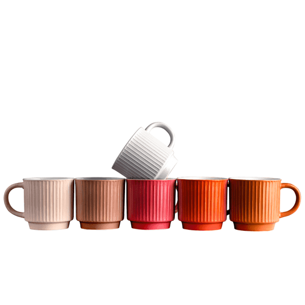 Чашка VT-C-75350 Рифлена Vittora 350 мл - зображення 1