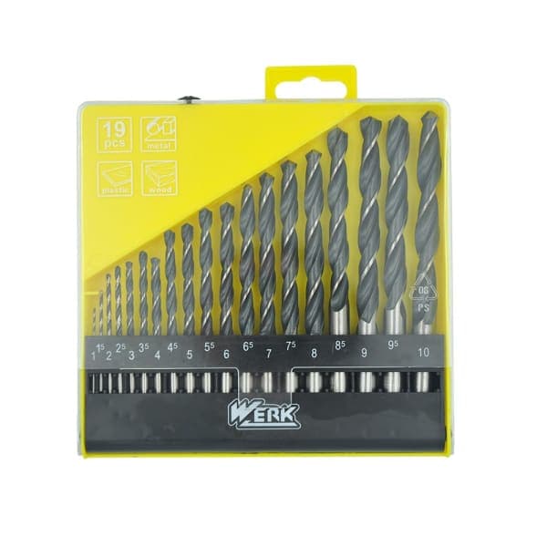 Набір свердел по металу - 19 од. Werk 2039904 - зображення 1