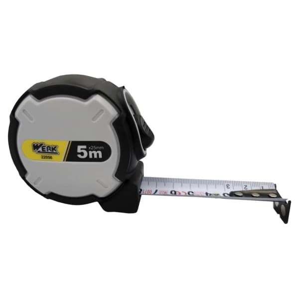 Рулетка вимірювальна 22056 Werk 5 м х 25 мм - зображення 1