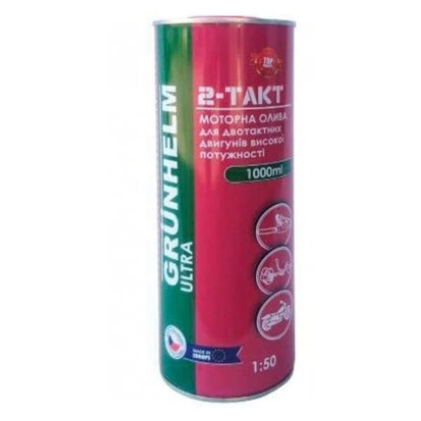 Grunhelm 2-TAKT SEMISYNT ULTRA (1л) Олива моторна - зображення 1
