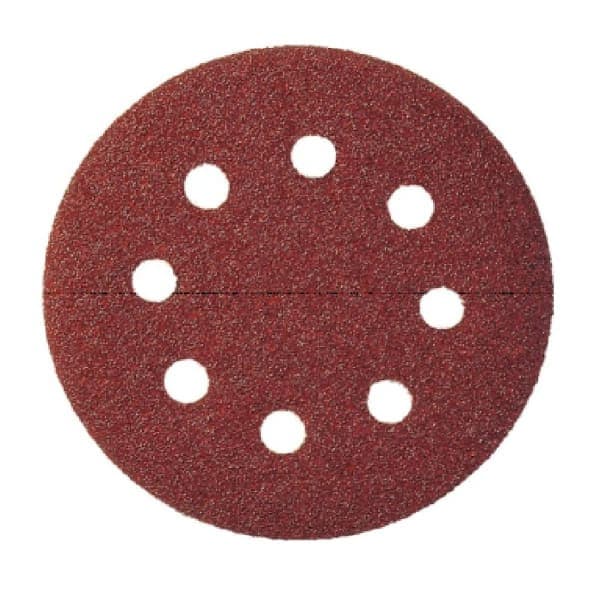 Круг абразивний самоклеючий 225 мм, к240, н-р 5шт Werk - зображення 1