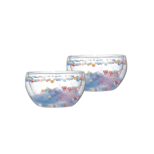 Набір салатників VT-3104-300 з подвійним дном Викрадач снів Vittora (2шт) 300мл - зображення 1