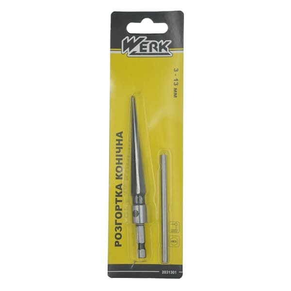 Розгортка конічна - 3-13 мм Werk - зображення 1