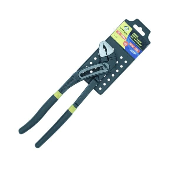 Кліщі переставні PROF 250 мм 0-52 мм Сталь 41192 - зображення 1